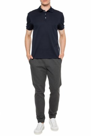 Logo-embroidered polo shirt, zdjęcie 2 Logo-embroidered polo shirt od Salvatore Ferragamo